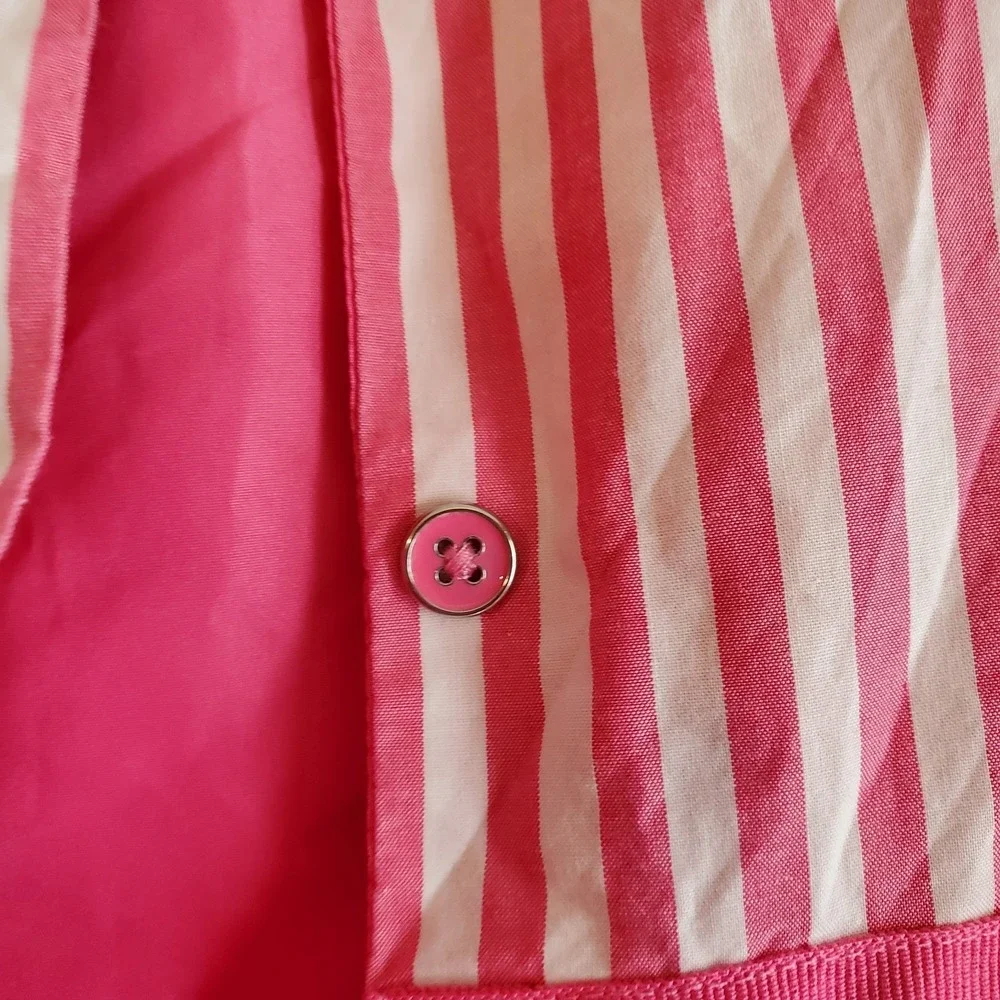 Carters‎ Girls Pink Bow Striped Sleeveless Cotton Fit & Flare Dress 6x